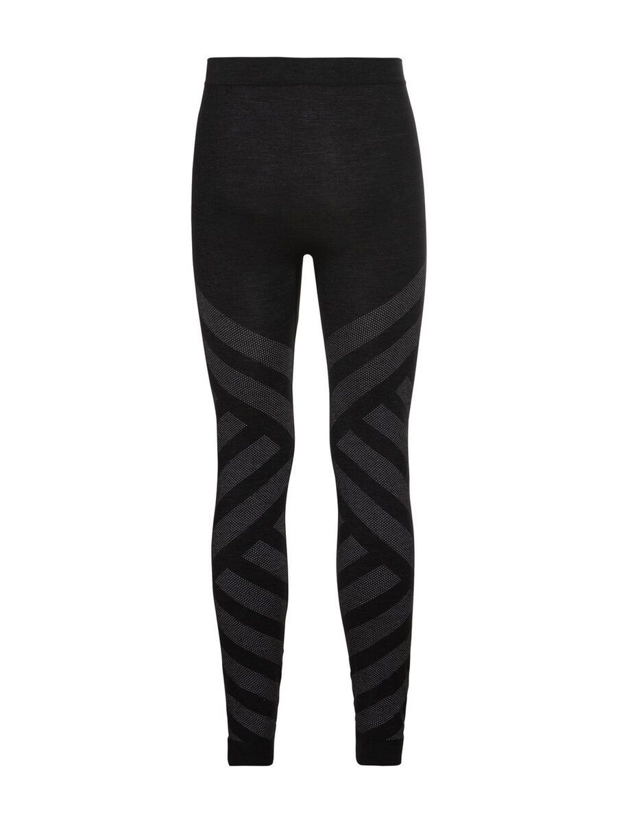 Odlo Natural + Kinship Warm Baselayer Bottoms Men's, black melange - Bild 2