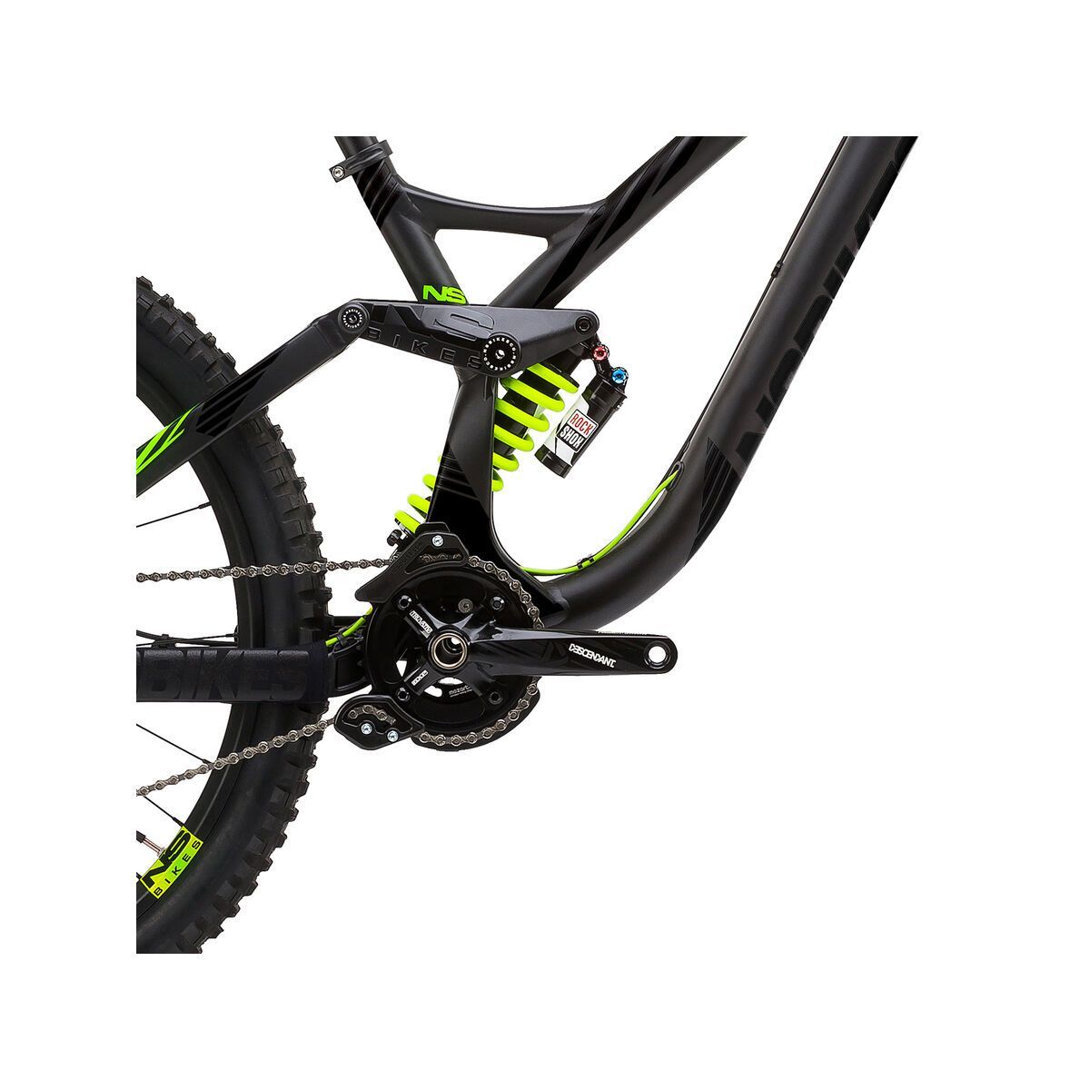 NS Bikes Fuzz 1, black/green - Bild 3