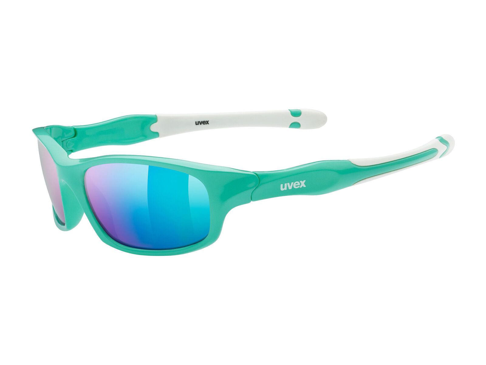 uvex sportstyle 507, green white/Lens: mirror green - Bild 1