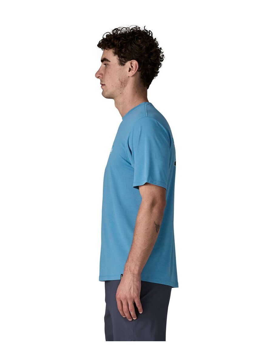 Patagonia Men's Cap Cool Daily Shirt - '73 Skyline, shore blue/light shore blue x-dye - Bild 4