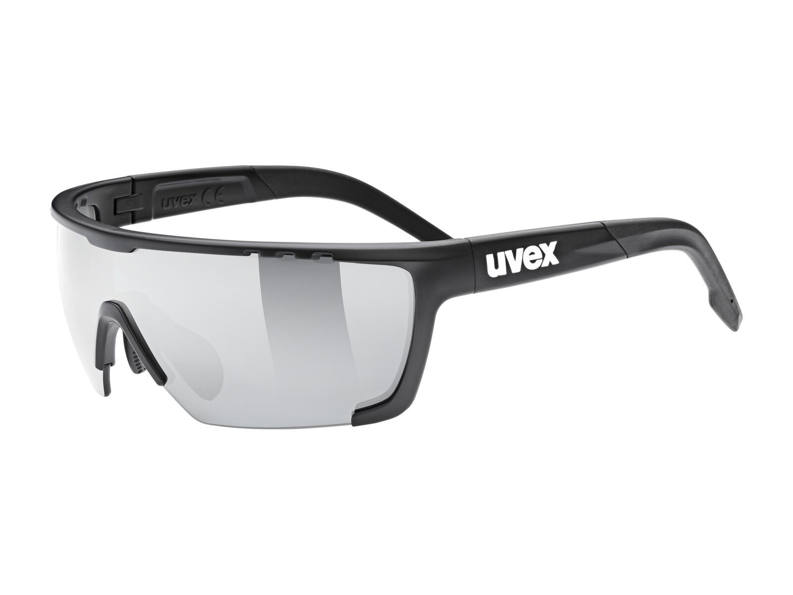uvex sportstyle 707 cv, black mat/Lens: colorvision urban litemirror - Bild 1