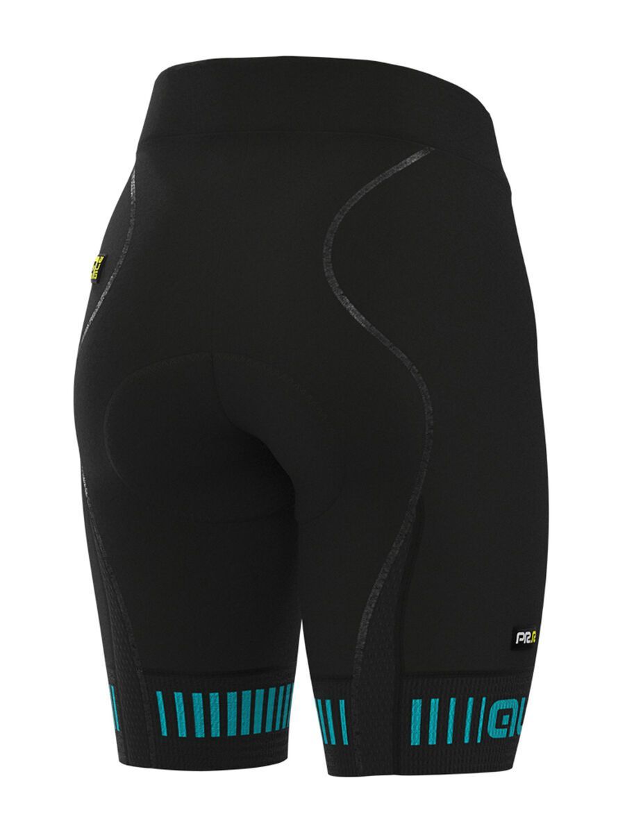 Ale Strada Lady Shorts, black-turquoise - Bild 2