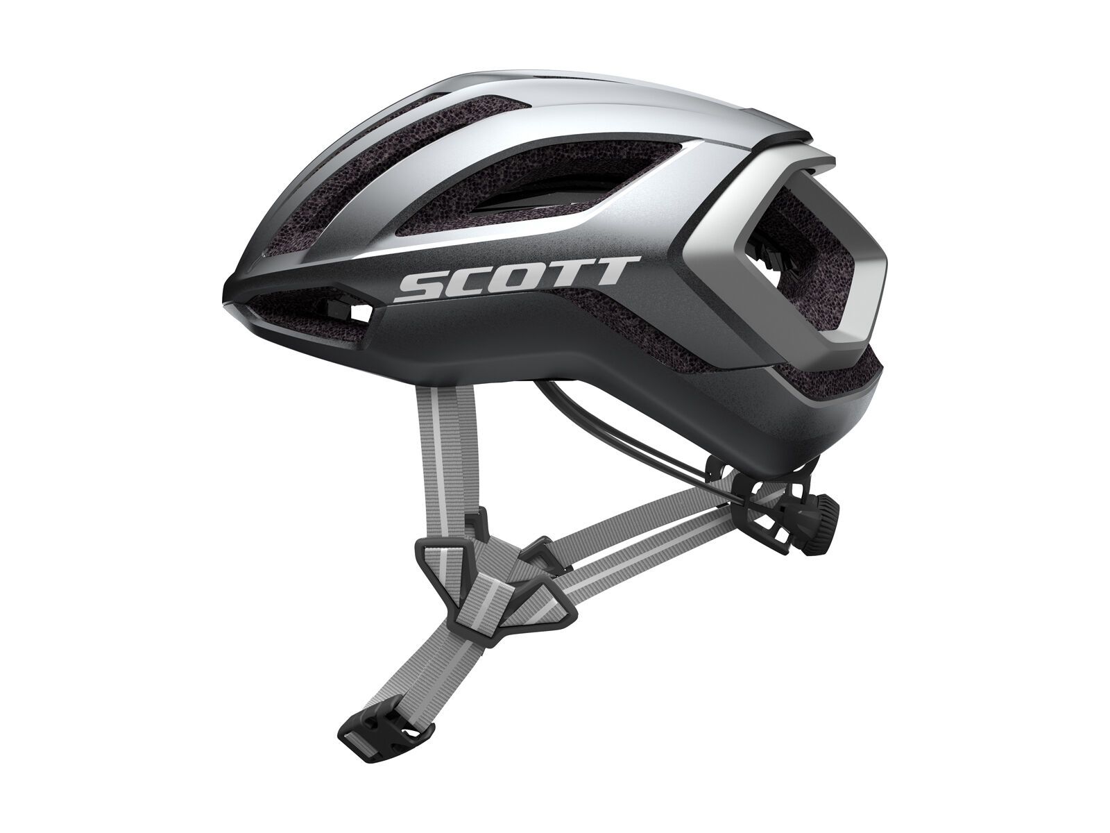 Scott Centric Plus Helmet, dark silver/reflective grey - Bild 1
