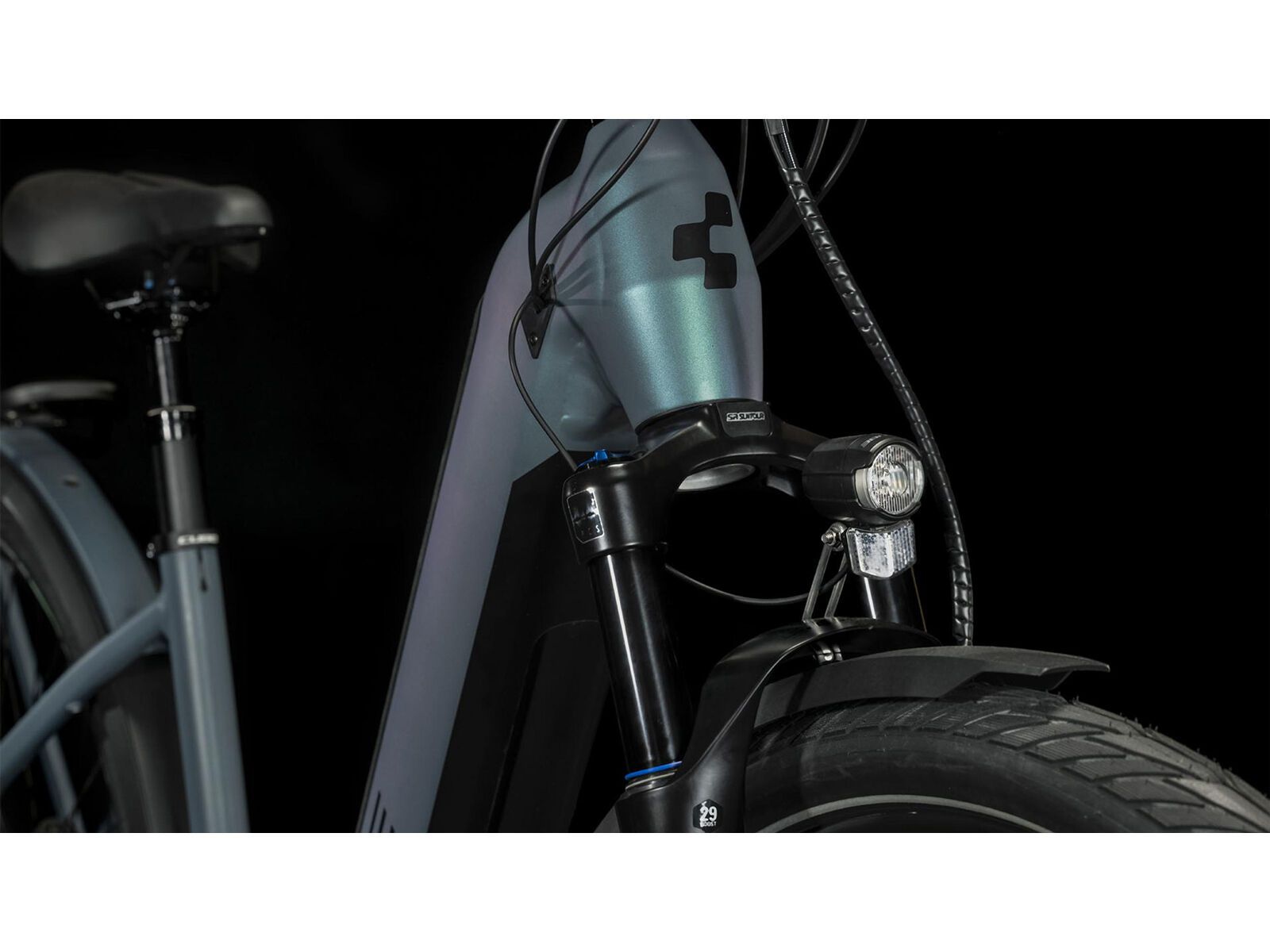 Cube Kathmandu Hybrid ABS 750 Easy Entry, smaragdgrey´n´blue - Bild 5