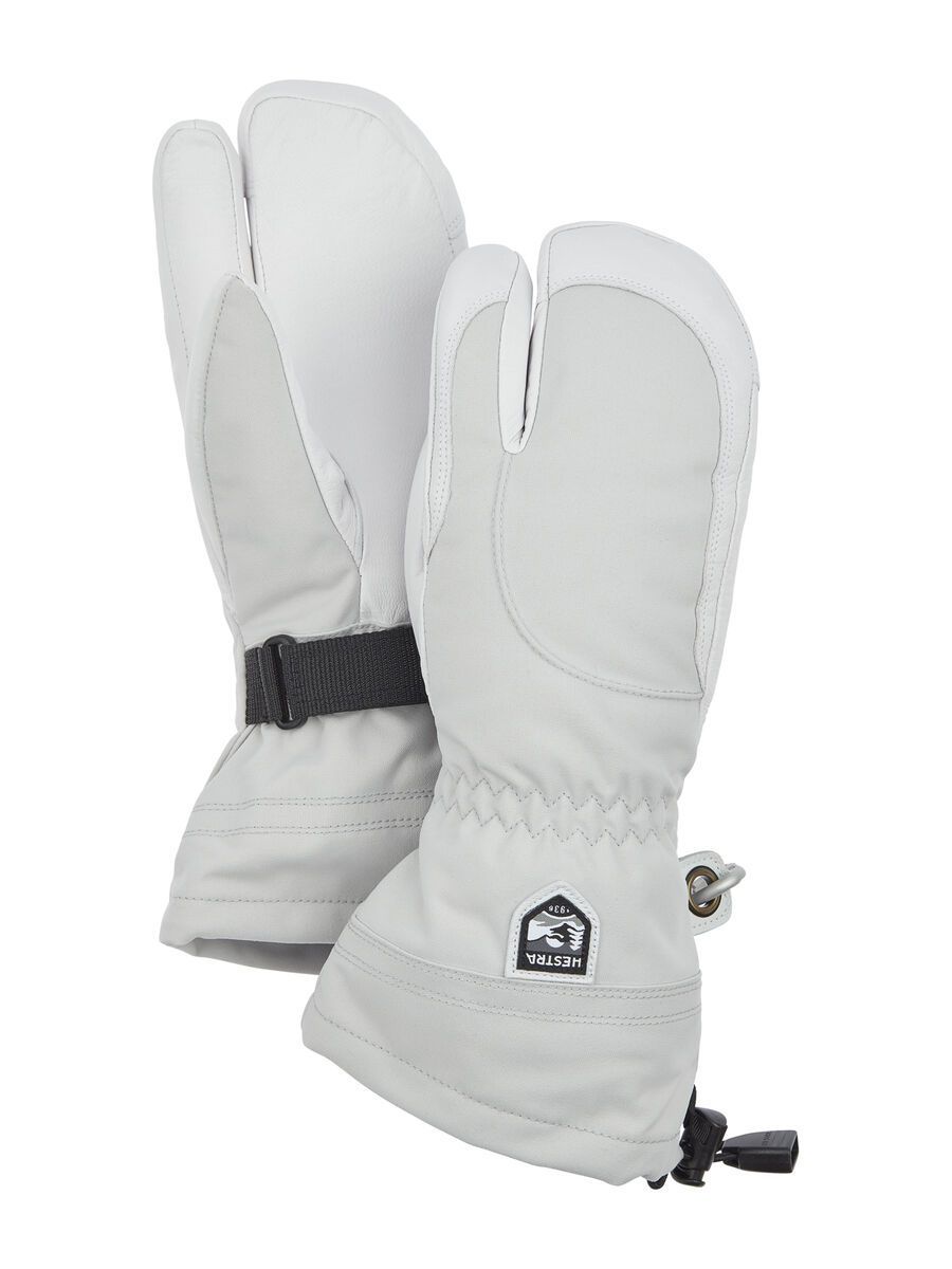 Hestra Heli Ski Female 3 Finger, pale grey / offwhite - Bild 1