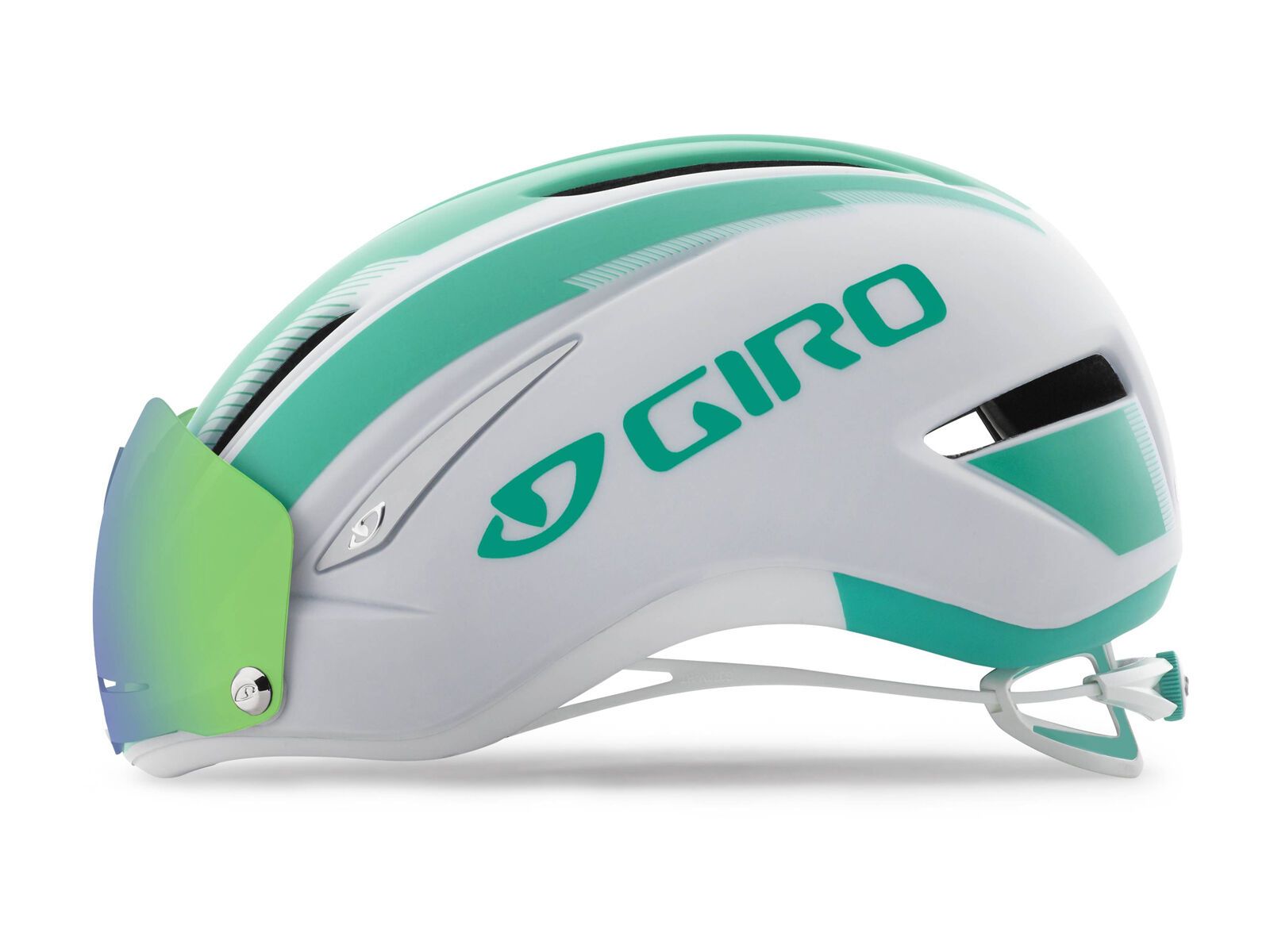 Giro Air Attack Shield, white turqoise - Bild 2