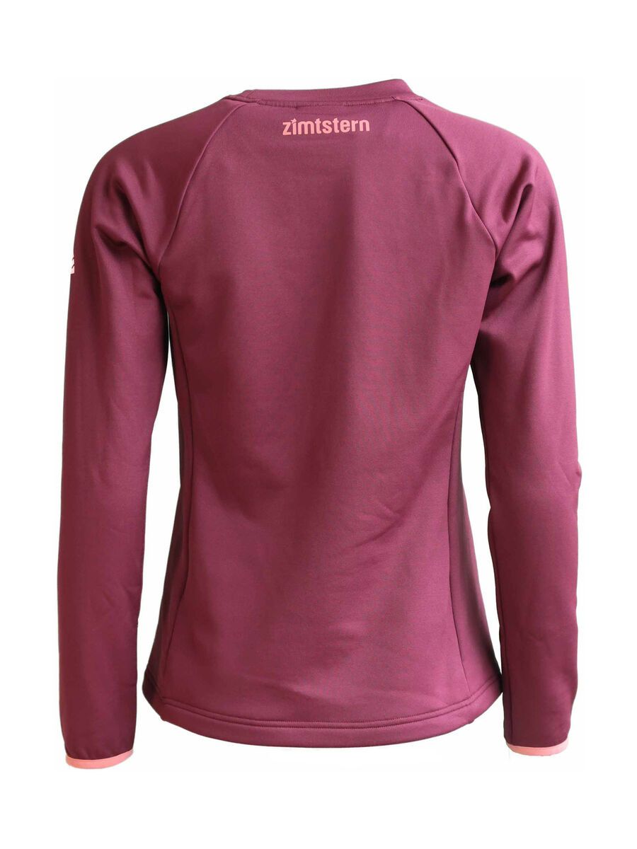 Zimtstern Spinz Hybrid Sweater Wmns, windsor wine - Bild 2