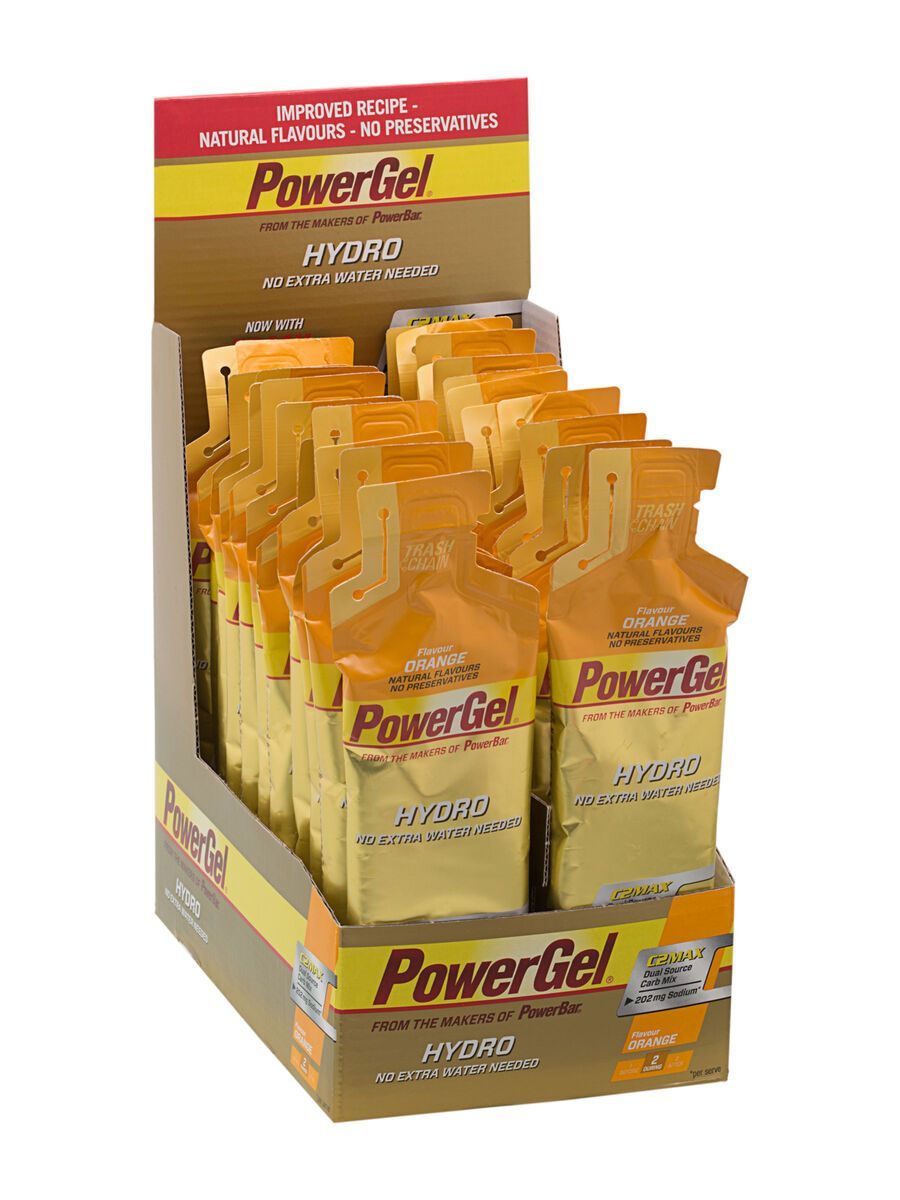 PowerBar PowerGel Hydro - Orange (Box) - Bild 1