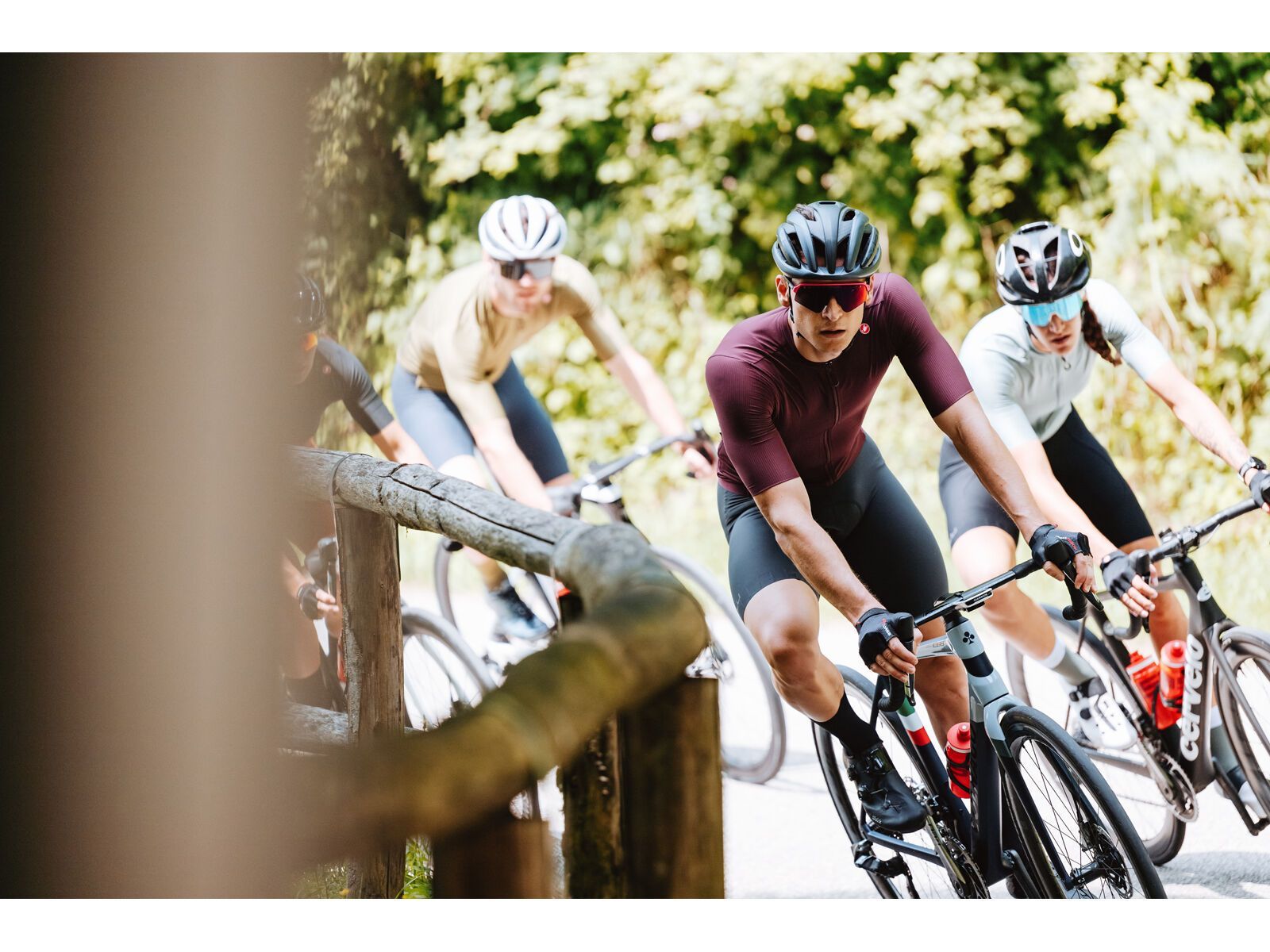 Castelli Espresso Jersey, deep bordeaux/silver moon - Bild 16