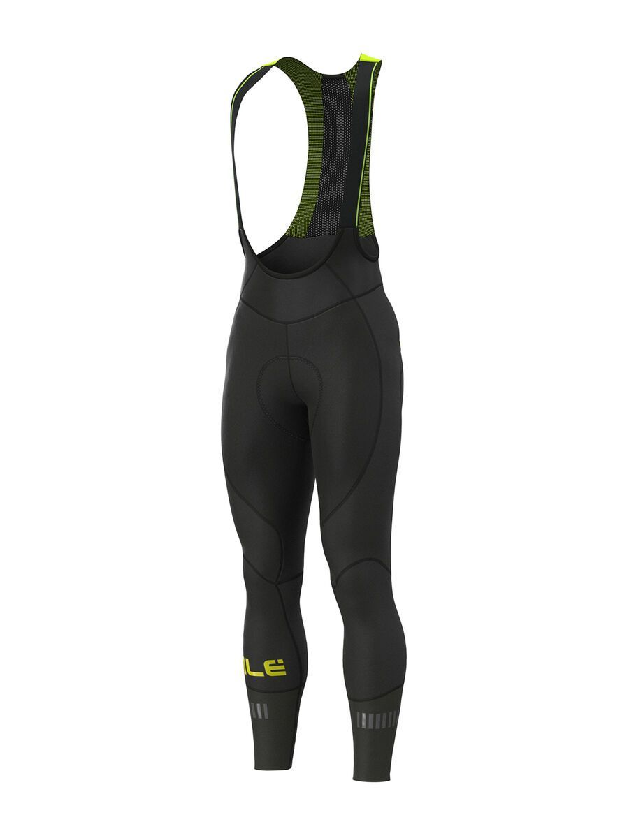 Ale Clima Be-Hot Bibtights, nero-glofluo/blackfluoyellow - Bild 1