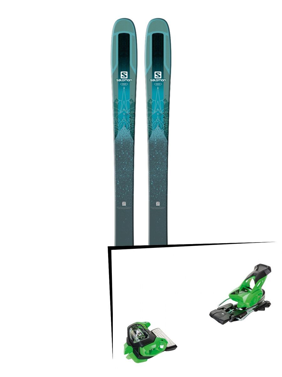 Set: Salomon QST Lumen 99 2018 + Tyrolia Attack² 16 GW green - Bild 1
