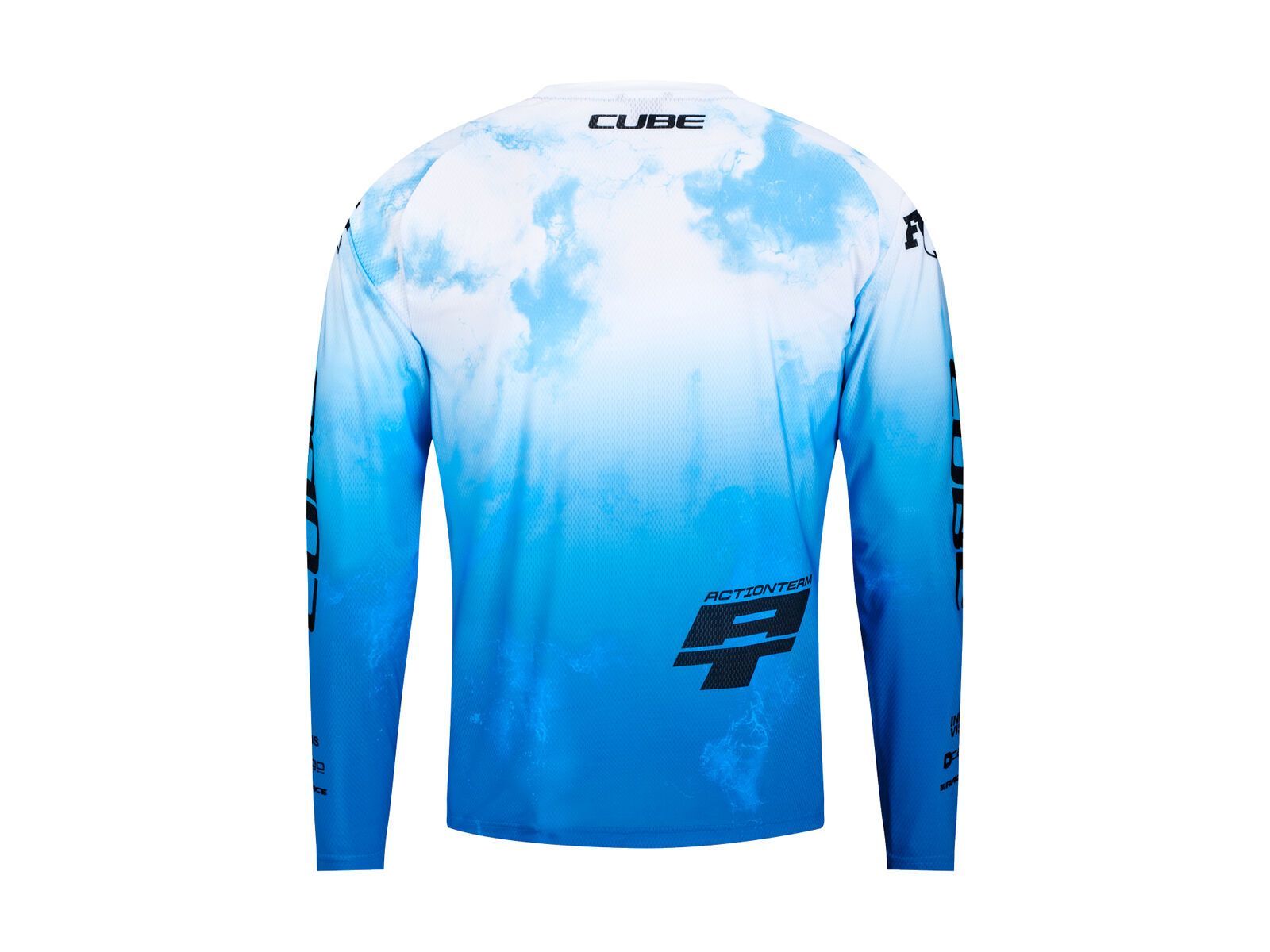 Cube MTB Trikot X Actionteam langarm, black´n´white - Bild 2