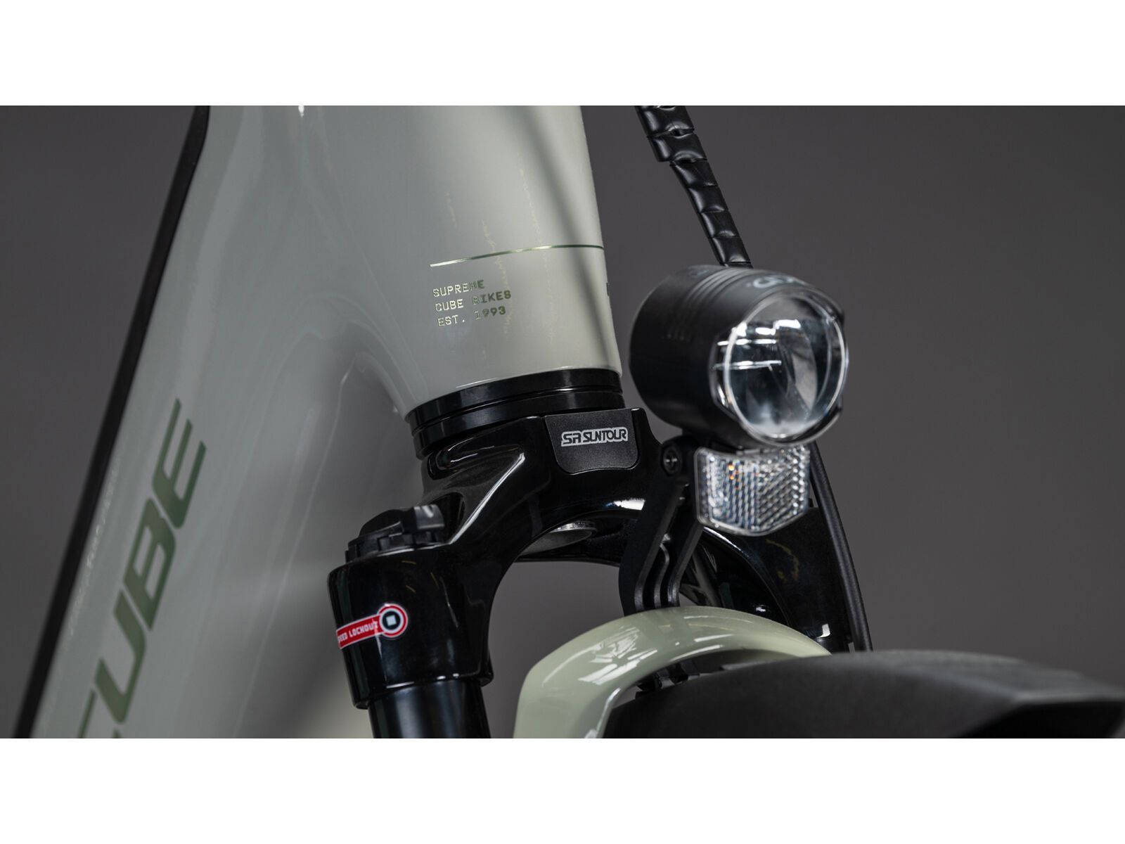 Cube Supreme Hybrid Deluxe One 600 Easy Entry 28, ashgreen´n´chrome - Bild 7