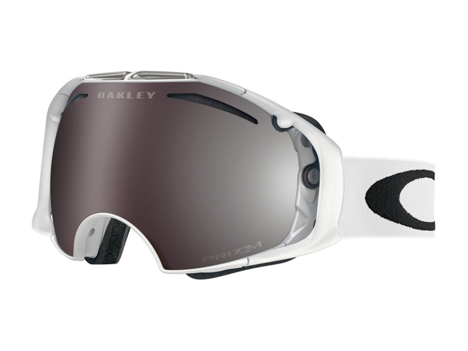 Oakley Airbrake inkl. Wechselscheibe, polished white/Lens: prizm black iridium - Bild 1