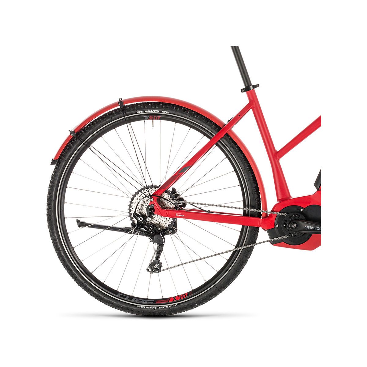 Cube Cross Hybrid Pro Allroad 400 Trapeze, red´n´grey - Bild 4