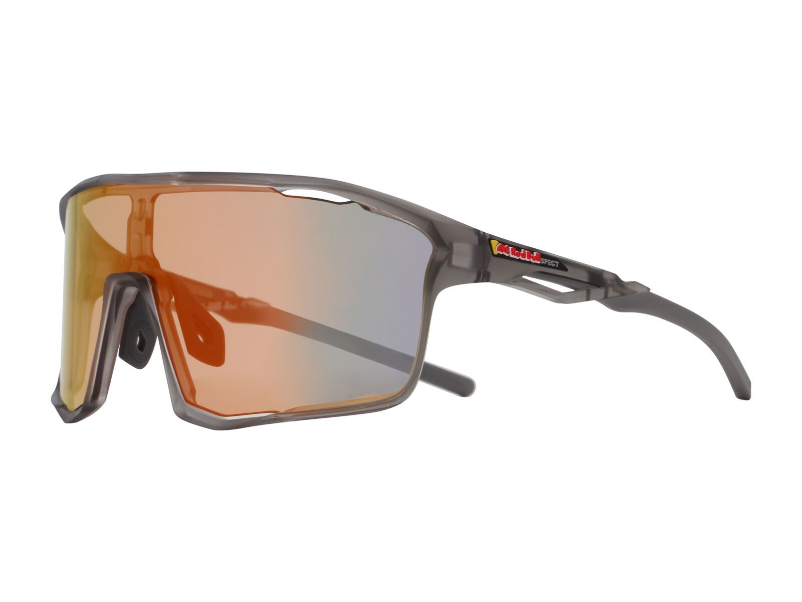 Red Bull Spect Eyewear Rumble, Brown Photochromic-Red Mirror / matt x'tal black - Bild 4