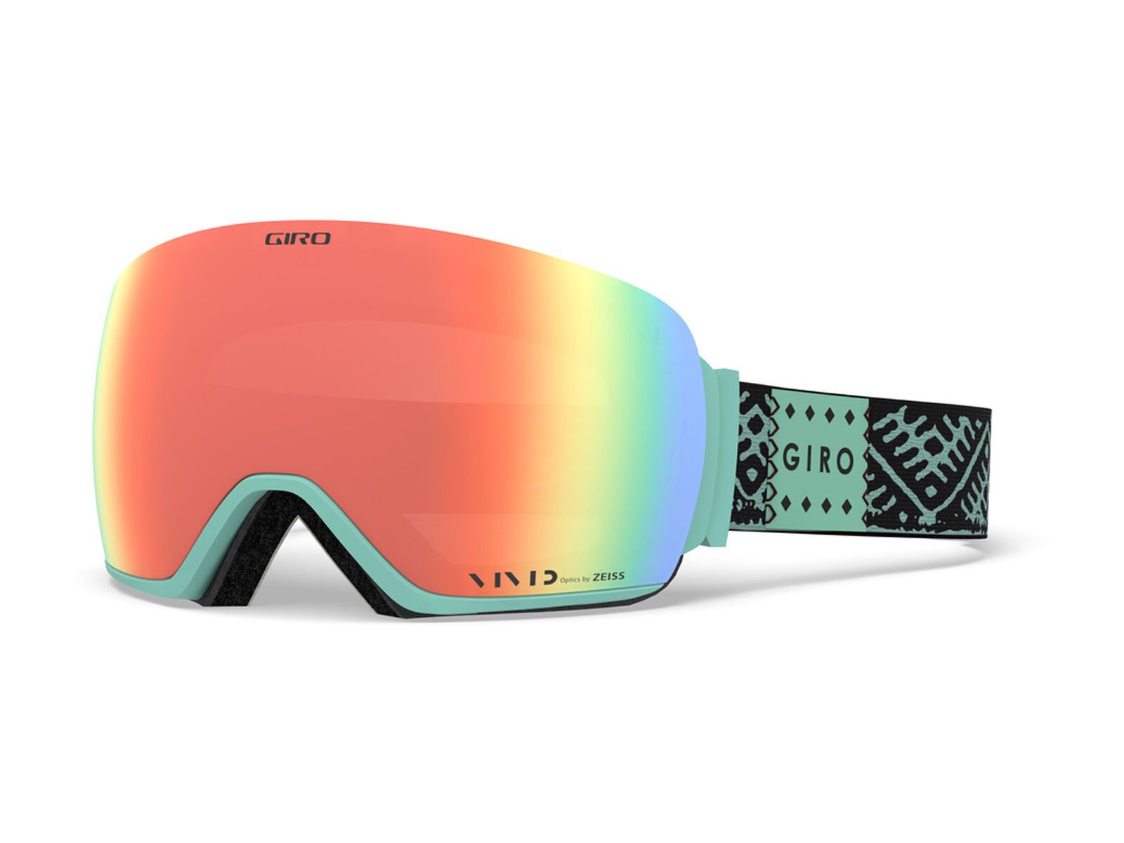 Giro Lusi inkl. WS, black frost casablanca/Lens: vivid pink - Bild 5