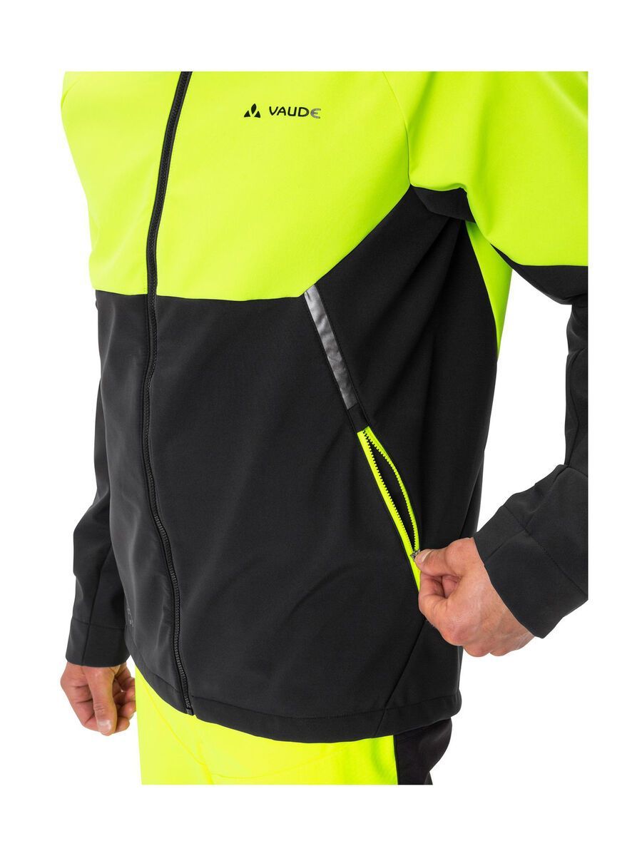 Vaude Men's Qimsa Softshell Jacket, neon yellow - Bild 4