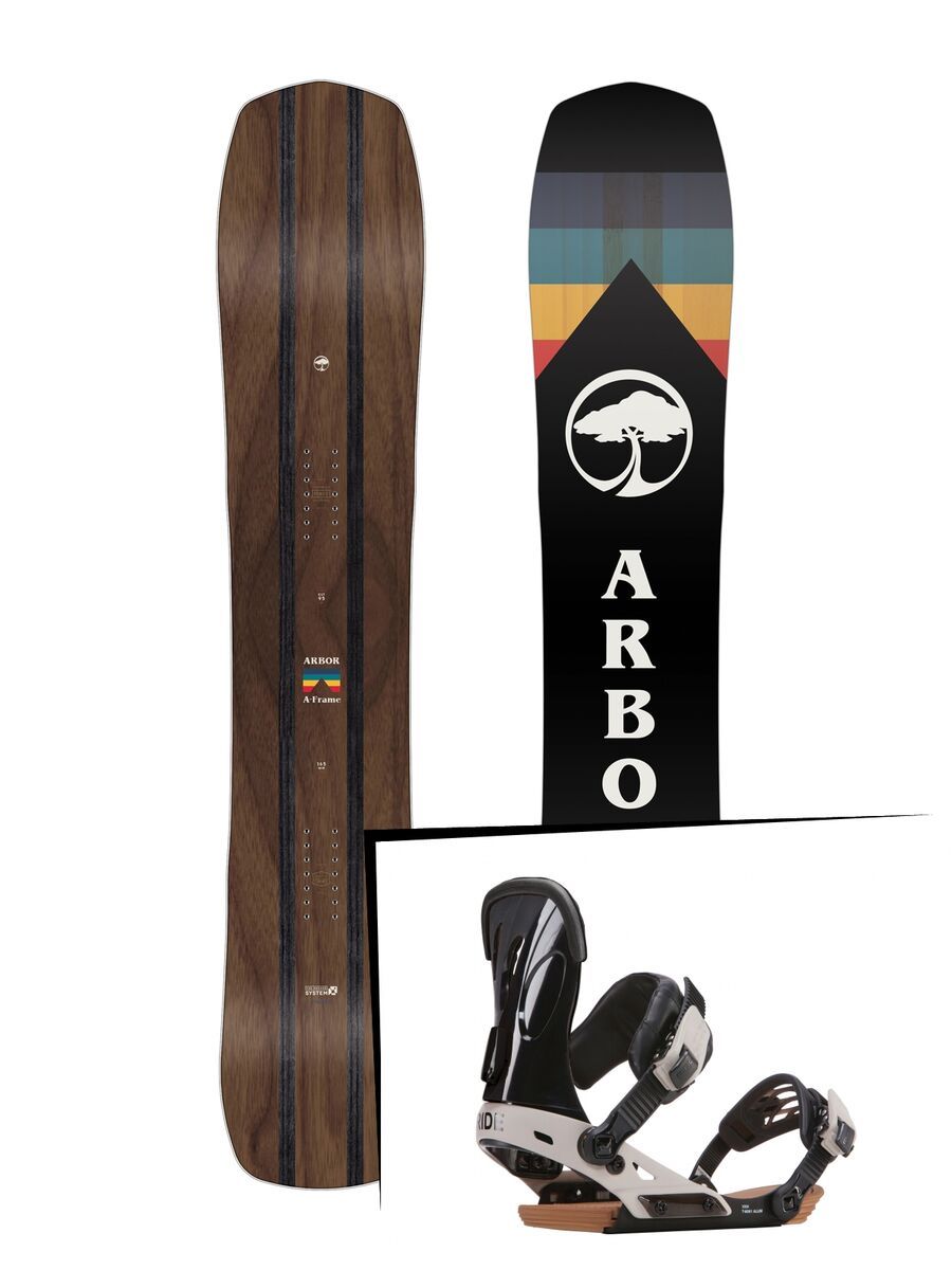 Set: Arbor A-Frame 2019 + Ride VXN black - Bild 1