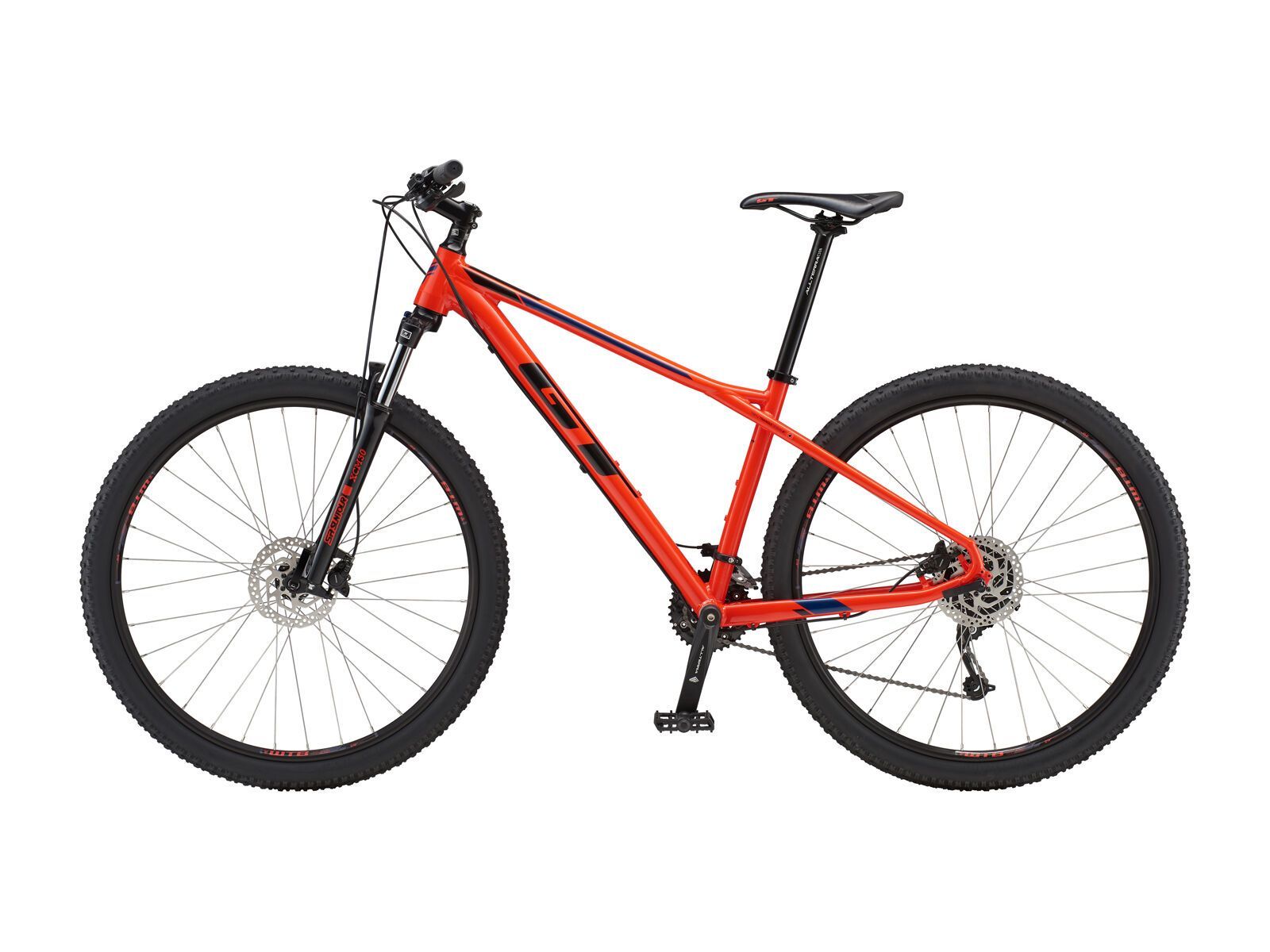 GT Avalanche Comp 27.5, gloss red w/ black and deep navy - Bild 4