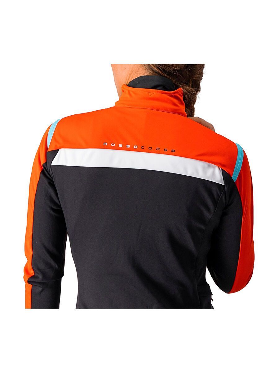 Castelli Alpha RoS 2 W Light Jacket, fiery red/black-celeste - Bild 7