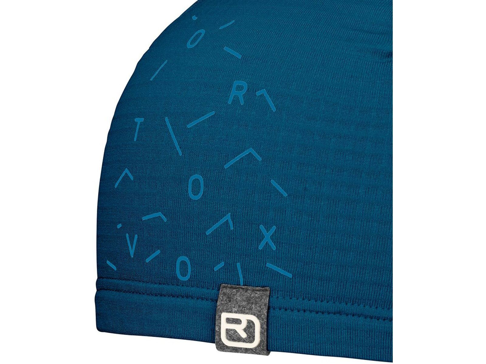 Ortovox Merino Fleece Light Grid Beanie, petrol blue - Bild 2