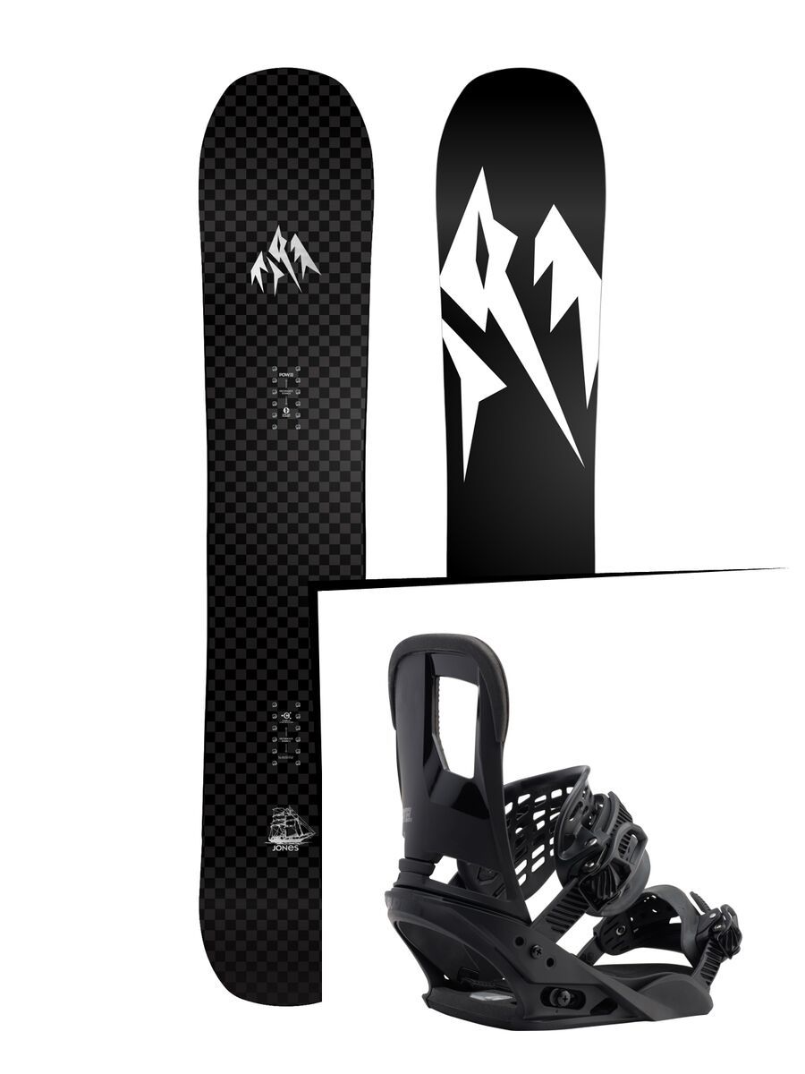 Set: Jones Carbon Flagship 2017 + Burton Cartel (1712700S) - Bild 1
