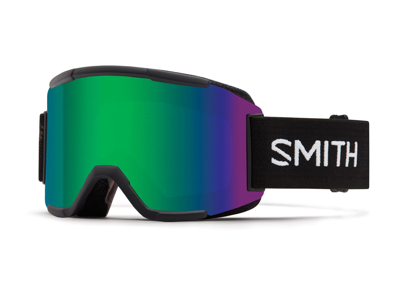 Smith Squad inkl. Wechselscheibe, black/Lens: green sol-x mirror - Bild 1