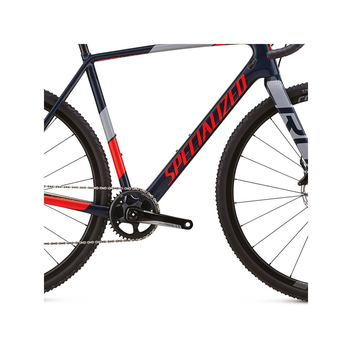 Specialized CruX Elite X1, gloss cast blue/rocket red/cool gray - Bild 5