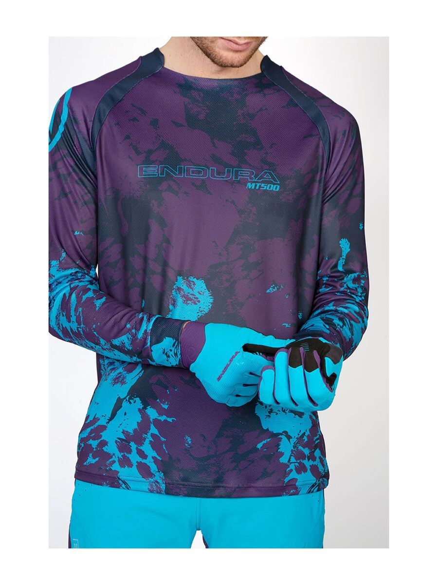 Endura MT500 Animo L/S Jersey, electric blue - Bild 3
