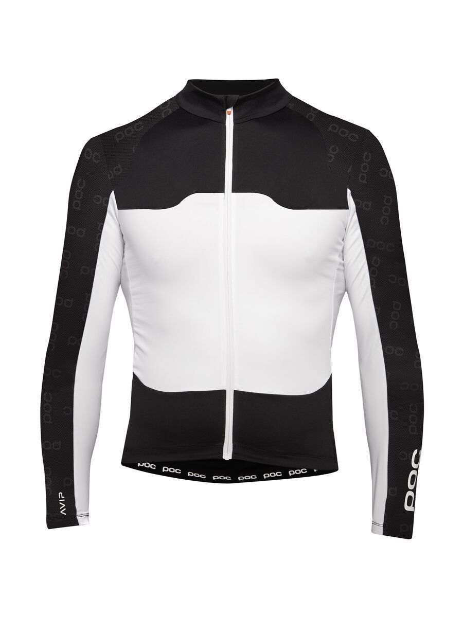 POC AVIP LS Ceramic Jersey, uranium black/hydrogen white - Bild 1