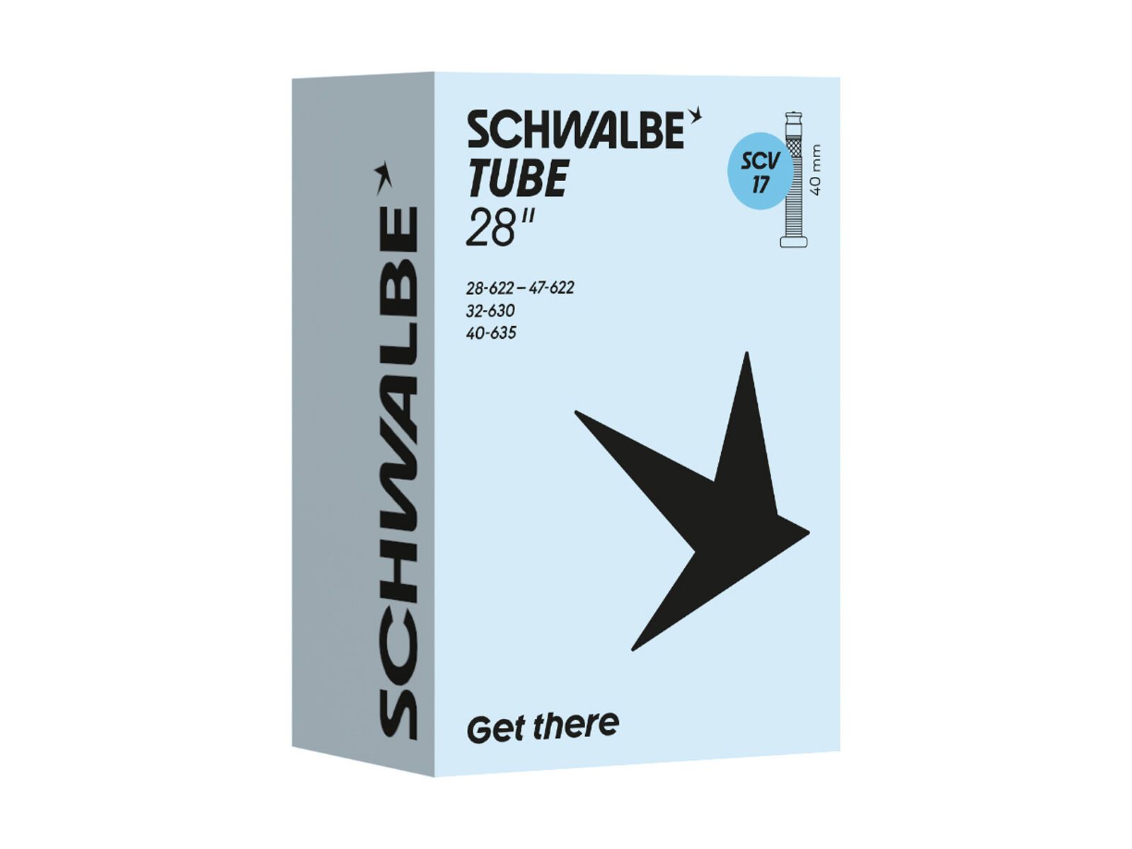 Schwalbe Schlauch SCV 17 - 28/47-622/635 / 40 mm - Bild 1