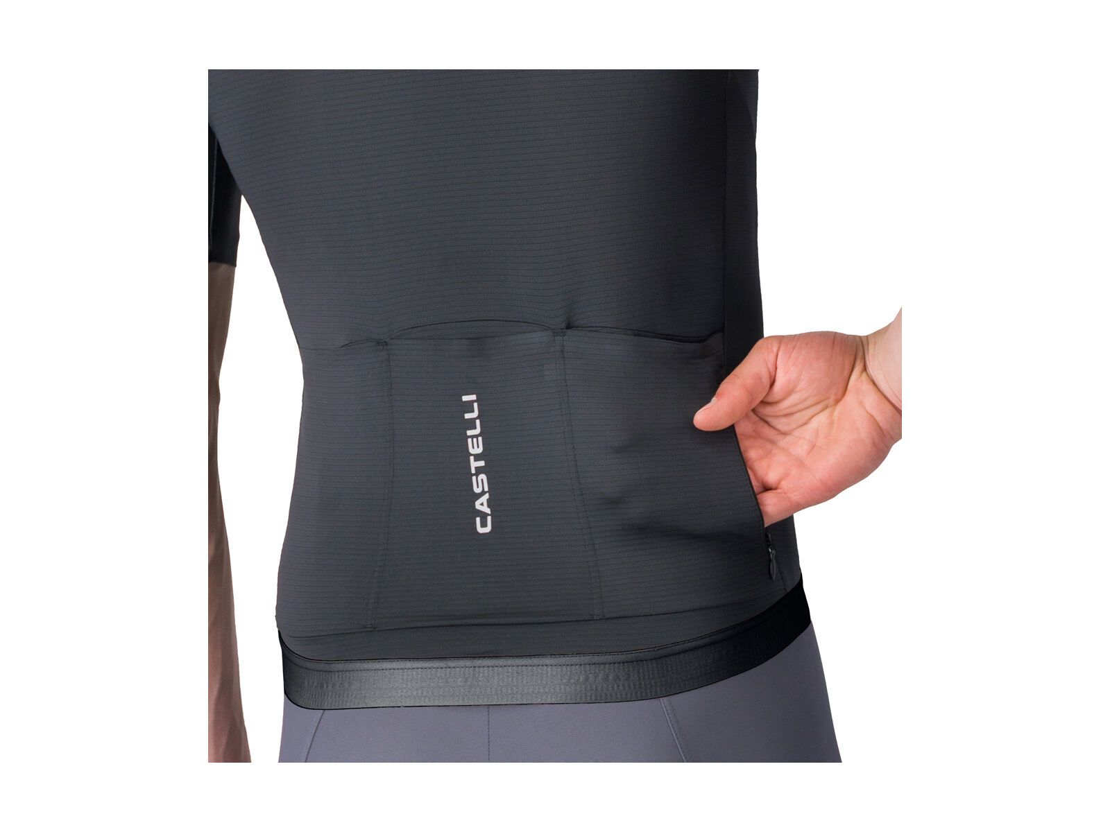 Castelli Espresso 2 Jersey, black/white - Bild 5
