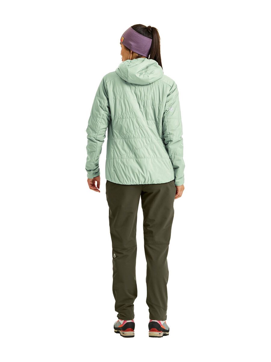 Ortovox Swisswool Piz Duan Jacket W, green acid - Bild 4