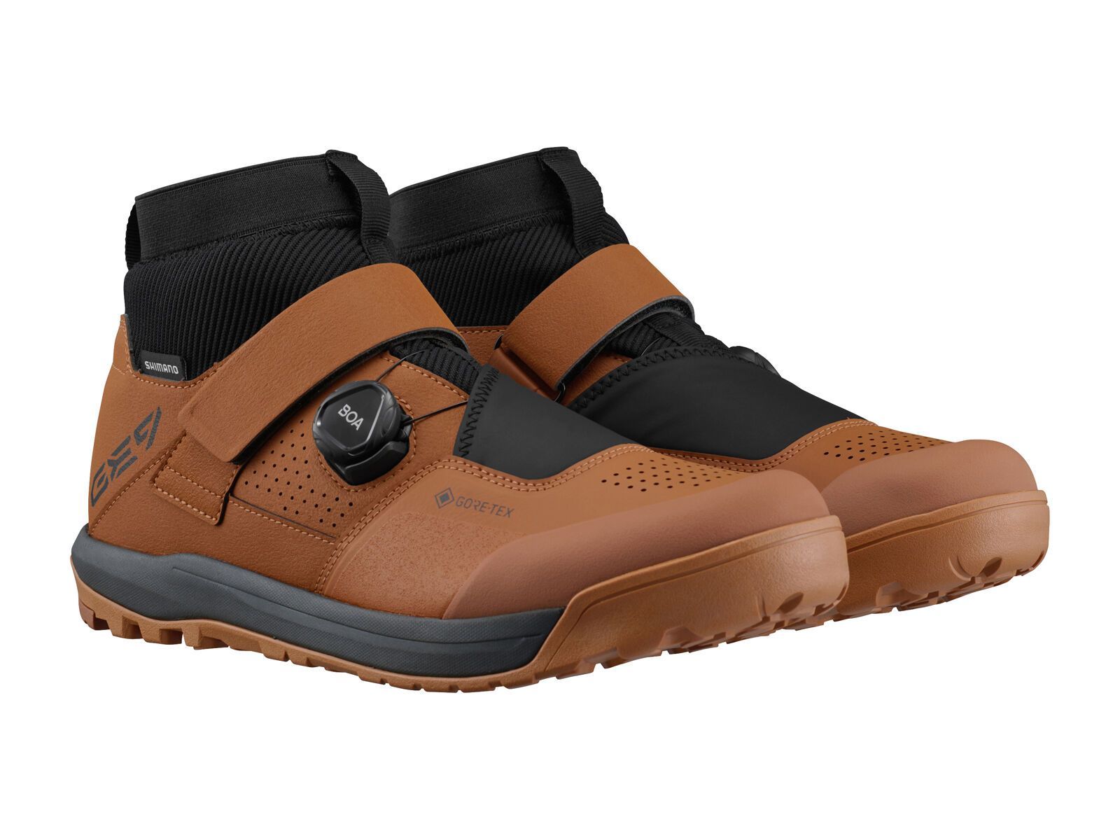 Shimano SH-GE900GTX Gravity Enduro, oak brown - Bild 1