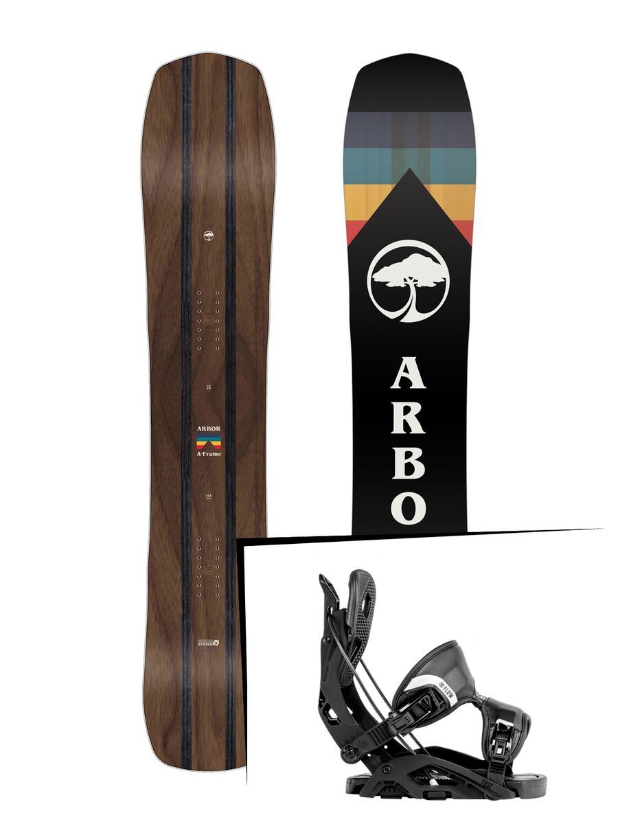 Set: Arbor A-Frame 2019 + Flow Fuse black - Bild 1