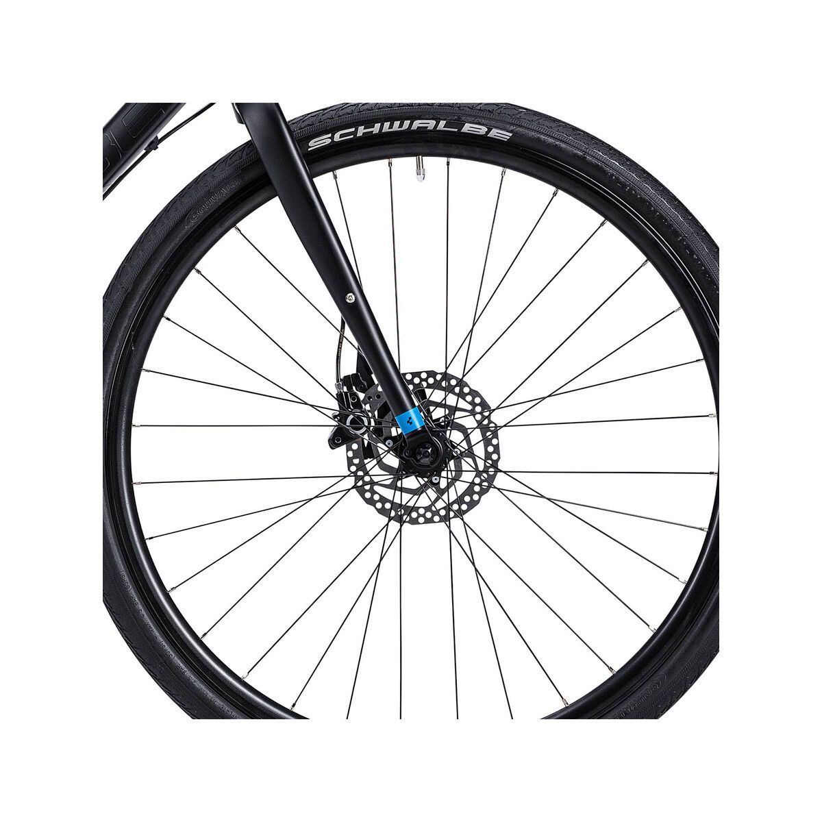 Cube Hyde Race, black blue shinyblack - Bild 2