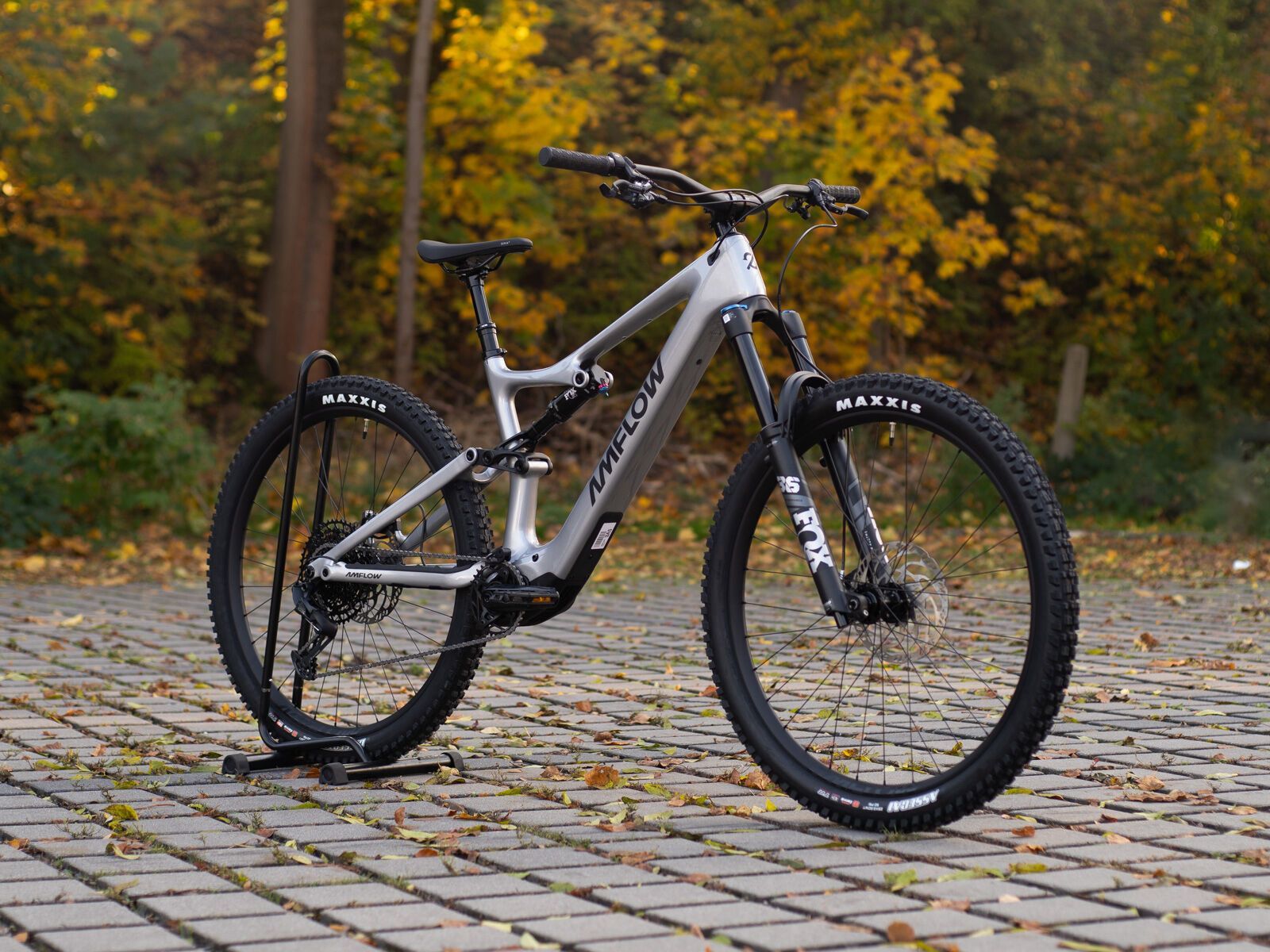 Amflow PL Carbon SRAM GX - 800 Wh, satin silver - Bild 10