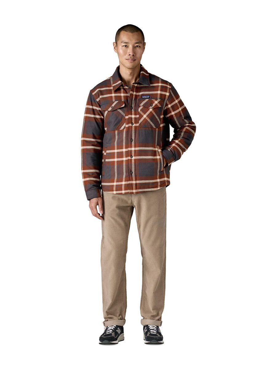 Patagonia Men's Lightweight Insulated Fjord Flannel Shirt Ashore, ink black - Bild 5