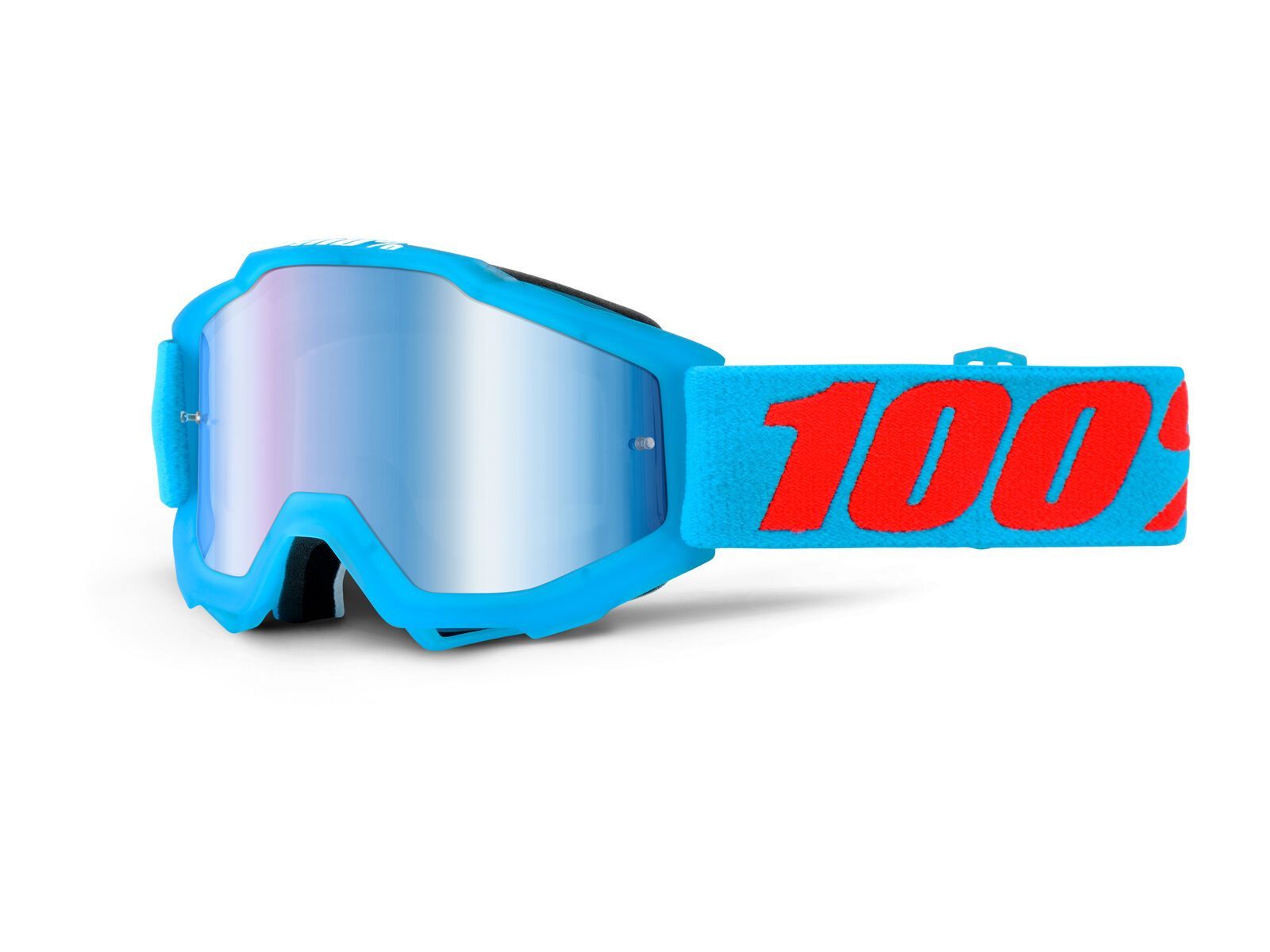 100% Accuri Youth, acidulous cyan/Lens: mirror blue - Bild 1