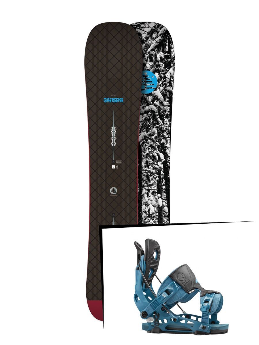 Set: Burton Gate Keeper 2017 + Flow NX2 (1513118S) - Bild 1