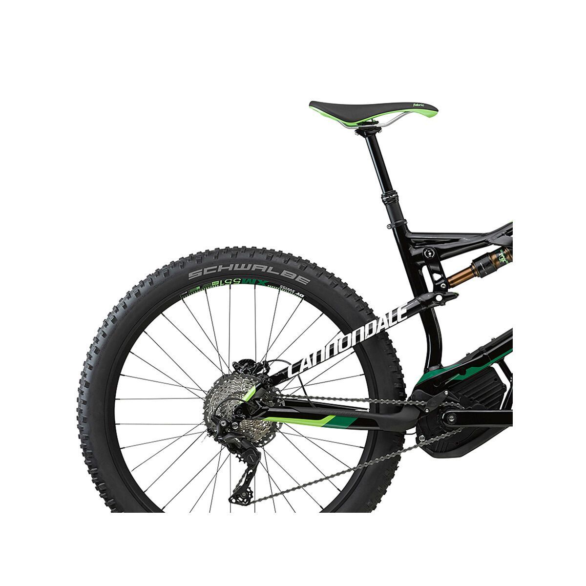 Cannondale Moterra 1, jet black w/ berzerker green and cashmere, gloss - BLK - Bild 5