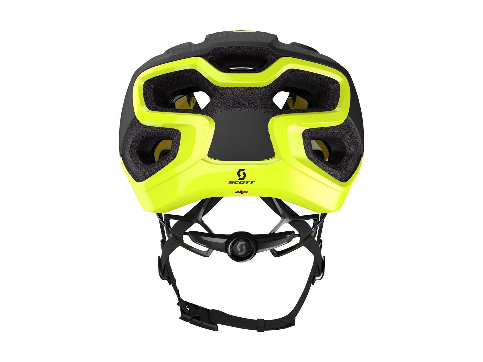 Scott Fuga Plus Helmet, dark grey/radium yellow - Bild 3