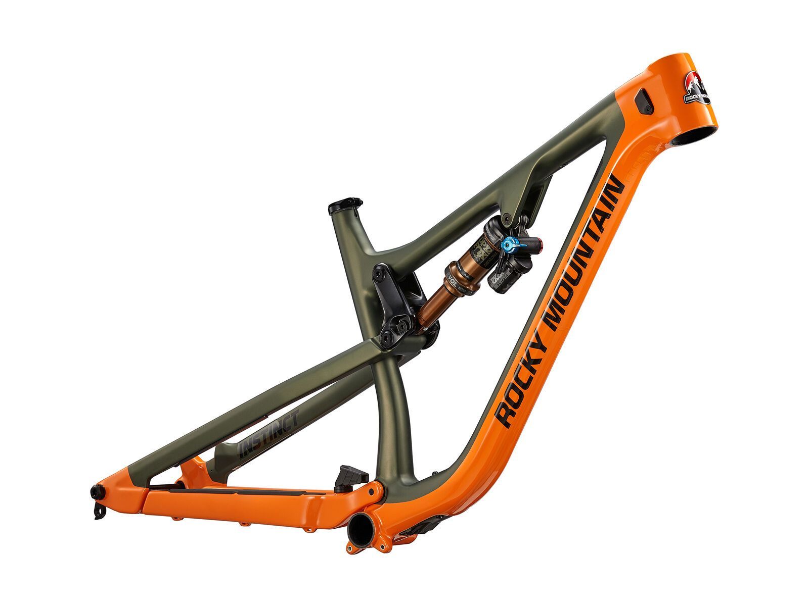 Rocky Mountain Instinct Carbon BC Edition Frameset, fox racing orange/tank girl/black in black - Bild 1
