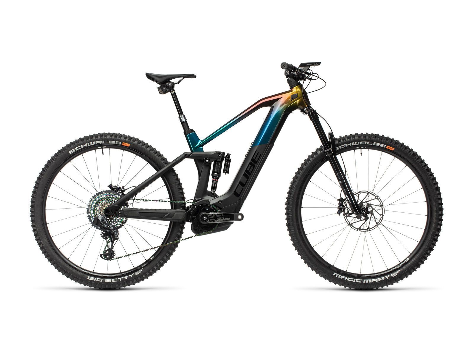 Cube Stereo Hybrid 140 HPC Bosch 10th Anniversary 625 29, carbon´n´oilslick - Bild 1