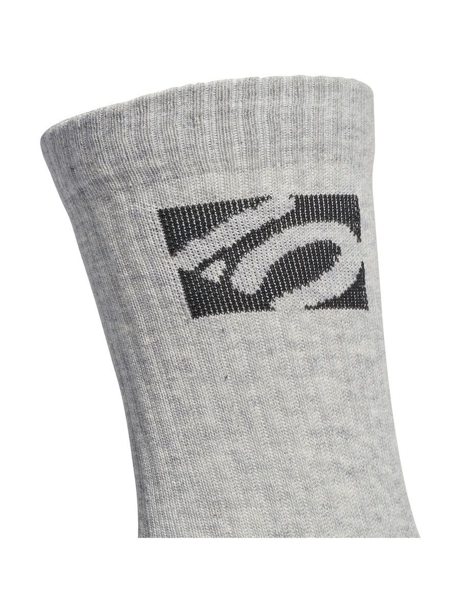 Five Ten Performance Half-Cushioned Crew Socks, medium grey heather - Bild 3