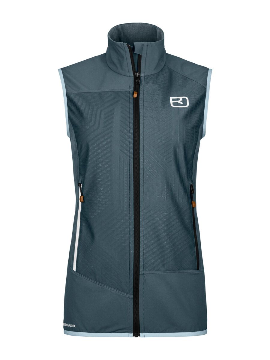 Ortovox Merino Naturtec Light Col Becchei Vest W, dark arctic grey - Bild 1