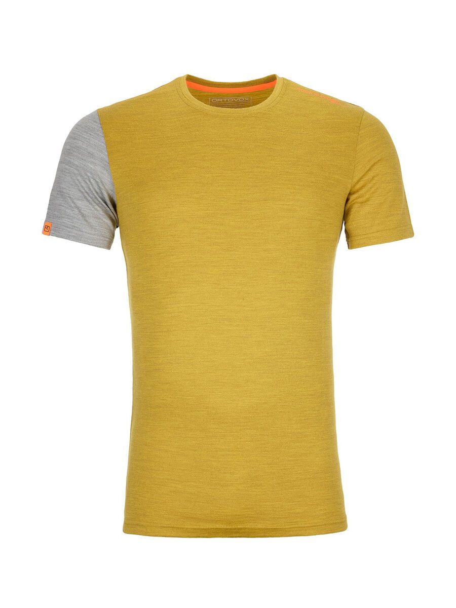 Ortovox 185 Merino Rock'n'Wool Short Sleeve M, yellow corn blend - Bild 1