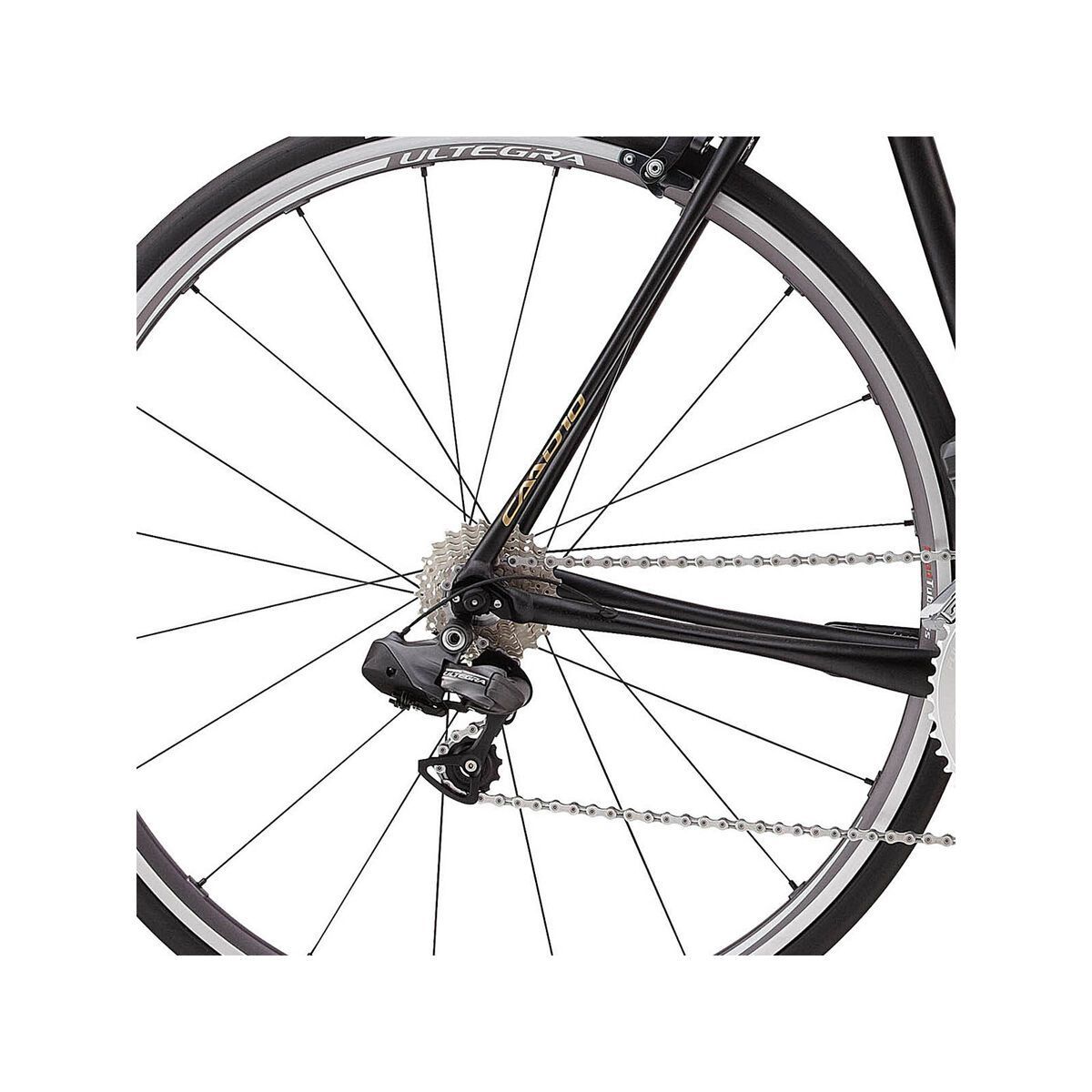 Cannondale CAAD 10 Ultegra DI2, black anodized gold matte - Bild 3