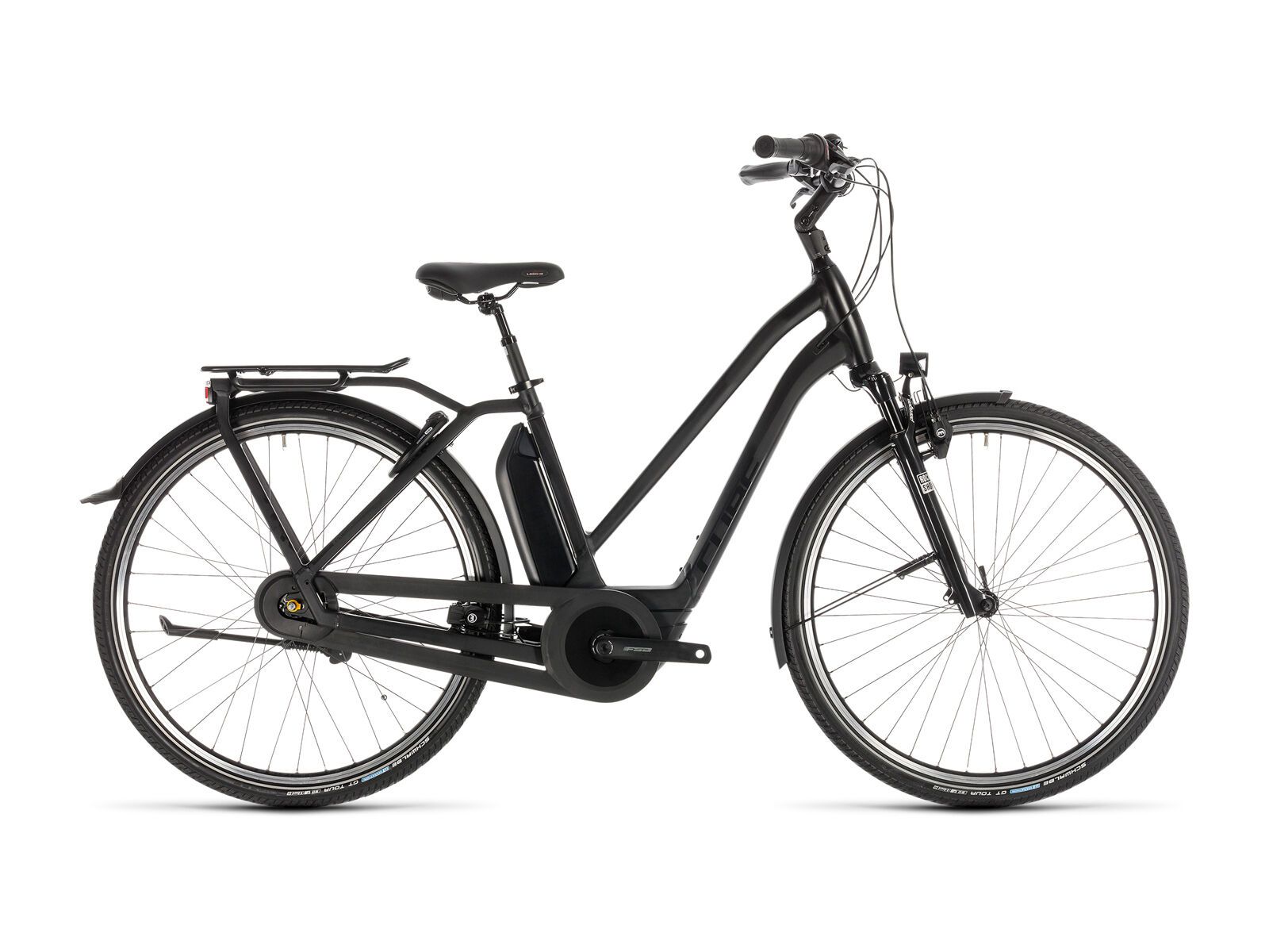 Cube Town Hybrid EXC 400 Trapeze, black edition - Bild 1